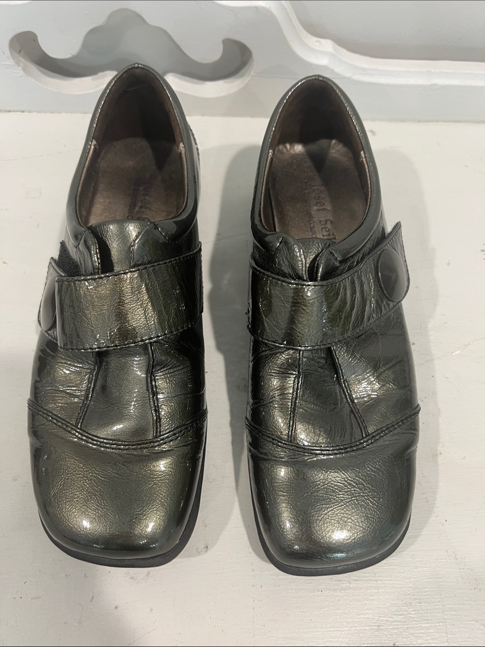 Josef Seibel Olive Green Logo Casual Shoe